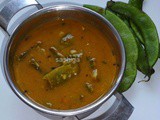 அவரைக்காய் சாம்பார் / avarakkai (broad beans) sambar