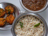 சம்பா சாதம் & சிதம்பரம் கொத்சு / samba sadham & chidambaram kotsu | chidambaram nadarajar koil spl