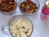 தண்டை / thandai (spiced almond milk ) | holi recipes