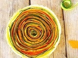 Pie vegetable Carving :carrots and zucchini