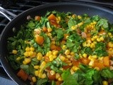 Corn, Kale and Butternut Squash Saute