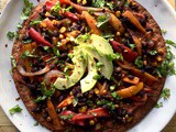 Easy Vegan Mexican Pizza