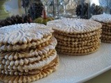 Pumpkin Pizzelles