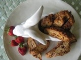 Strawberry and White Chocolate Biscotti