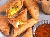 Avocado Egg Samosa / Roll