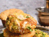 Dahi Matar Kachori Chaat Recipe