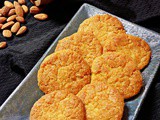 Eggless Almond Coconut Cookies