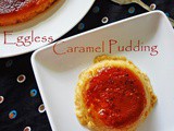 Eggless Caramel Pudding