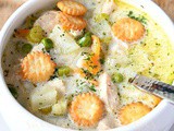 How to make creamy chicken pot pie soup