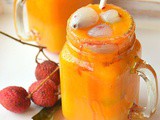 Mango Lychee Mocktail