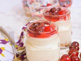 No Bake Cherry Cheesecake In Jar