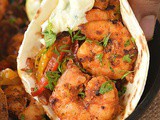 Shrimp Fajitas (Easy Spicy Skillet Shrimp Fajitas)