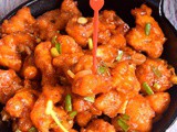 Spicy Gobi Schezwan (Cauliflower in Schezwan Sauce)