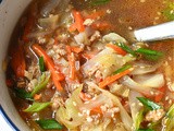The Best Egg Roll Soup