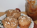 Apple butter oatmeal muffins