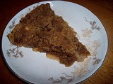 Apple crumb tart