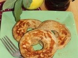 Apple ring pancakes