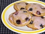 Blueberry button cookies
