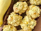 Cheddar and thyme yellow squash biscuits