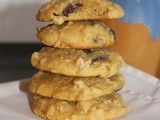 Chocolate chip butternut squash oatmeal cookies