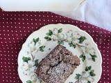 Chocolate chip rhubarb brownies