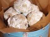 Chocolate chip snowball cookies