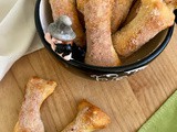 Cinnamon & sugar soft pretzel bones #HalloweenTreatsWeek