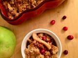 Cranberry apple crisp