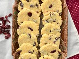 Cranberry cornmeal cookies