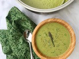 Creamy spring asparagus soup