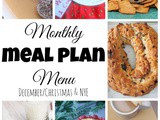 December holiday recipes plan