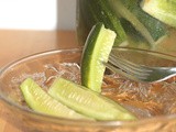 Deli-style refrigerator dill pickles