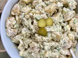 Dill pickle potato salad