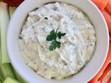 Fresh garlic & herb dip