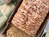 Glazed cinnamon maple syrup bread