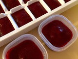 Homemade baby food purées