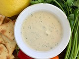 How to make easy lemon garlic tahini sauce