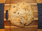 Irish soda bread with whiskey raisins and caraway