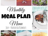 July Meal Plan