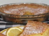 Lemon buttermilk pie