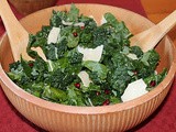 Lemony raw kale salad