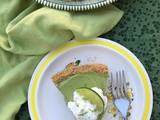 Lime avocado coconut pie