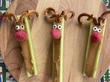 Peanut Butter Celery Reindeer