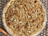 Pear almond crumble pie