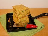 Pepper jack and zucchini cornbread