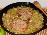Pork chop and sauerkraut casserole