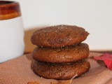 Pumpkin gingerbread cookies