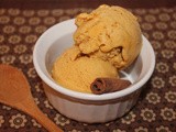 Pumpkin pie ice cream