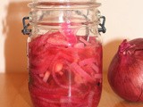 Quick pickled red onions