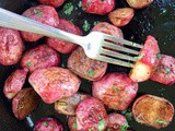 Roasted balsamic radishes